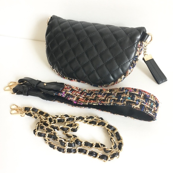 Multicolor Waist Bag Fanny Pack Quilted Handbag - Picture 5 of 8